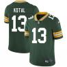 Green Eddie Kotal Packers Jersey Custom Sewn-on Patches Mens Womens Youth