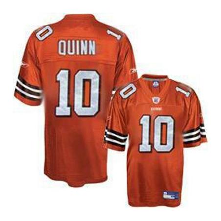 Brady Quinn Cleveland Football Jersey - Cleveland #10 Football Jersey(Orange)