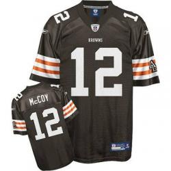 Colt Mccoy Cleveland Football Jersey - Cleveland #12 Football Jersey(Brown)