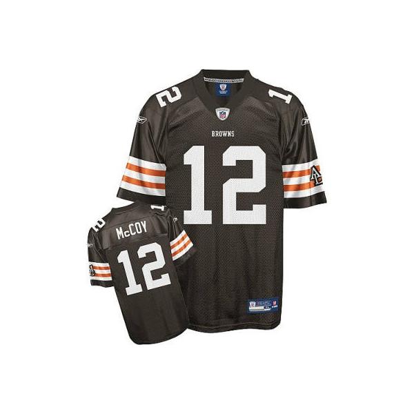 Colt Mccoy Cleveland Football Jersey - Cleveland #12 Football Jersey(Brown)