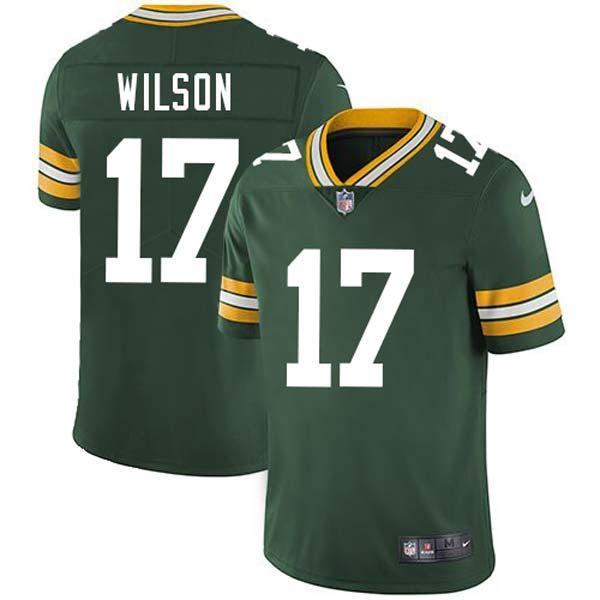 Mule Wilson Packers Jersey Custom Sewn-on Patches Mens Womens Youth ...