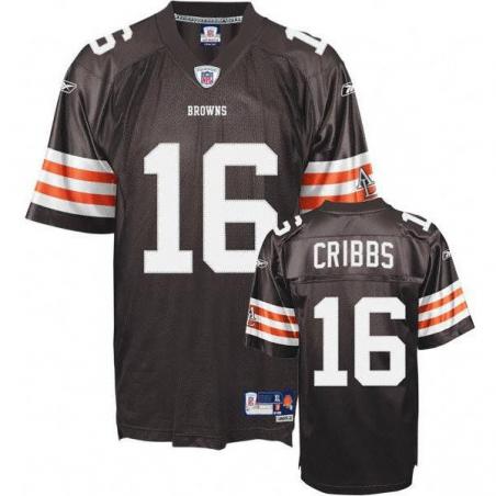 Joshua Cribbs Cleveland Football Jersey - Cleveland #16 Football Jersey(Brown)