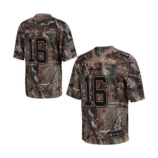 Joshua Cribbs Cleveland Football Jersey - Cleveland #16 Football Jersey(Camo)