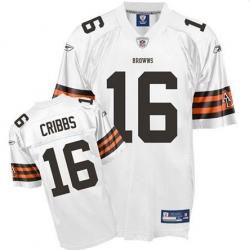 Joshua Cribbs Cleveland Football Jersey - Cleveland #16 Football Jersey(White)