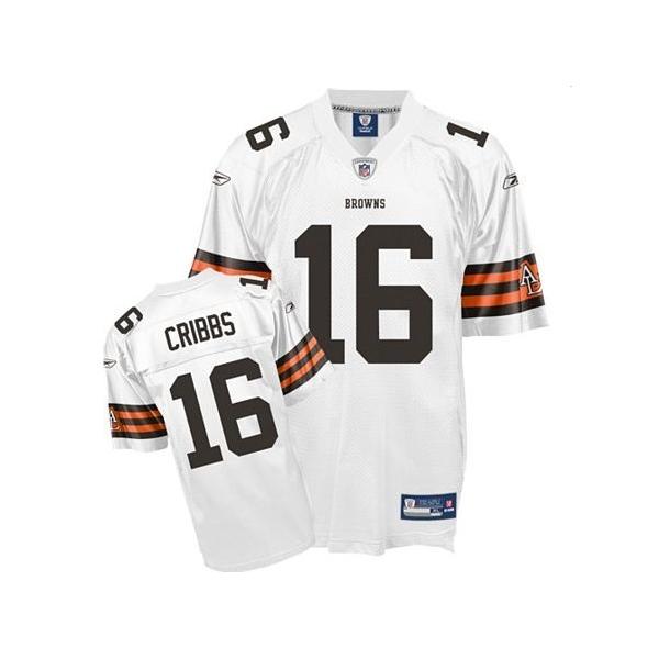 Joshua Cribbs Cleveland Football Jersey - Cleveland #16 Football Jersey(White)