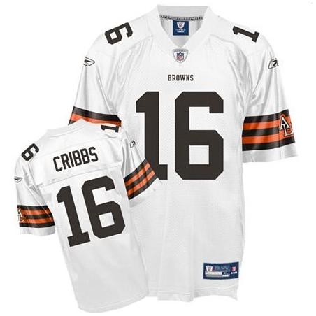 Joshua Cribbs Cleveland Football Jersey - Cleveland #16 Football Jersey(White)