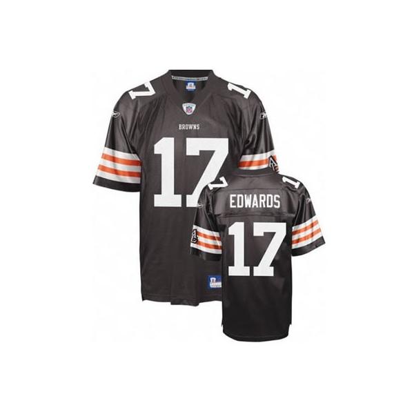 Braylon Edwards Cleveland Football Jersey - Cleveland #17 Football Jersey(Brown)