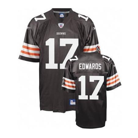 Braylon Edwards Cleveland Football Jersey - Cleveland #17 Football Jersey(Brown)