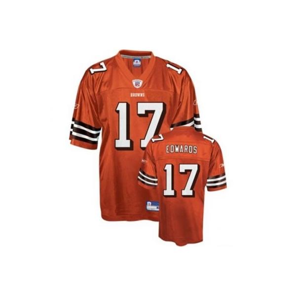 Braylon Edwards Cleveland Football Jersey - Cleveland #17 Football Jersey(Orange)