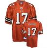 Braylon Edwards Cleveland Football Jersey - Cleveland #17 Football Jersey(Orange)