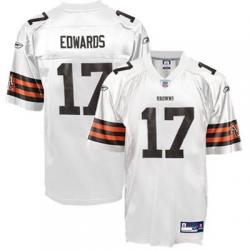 Braylon Edwards Cleveland Football Jersey - Cleveland #17 Football Jersey(White)