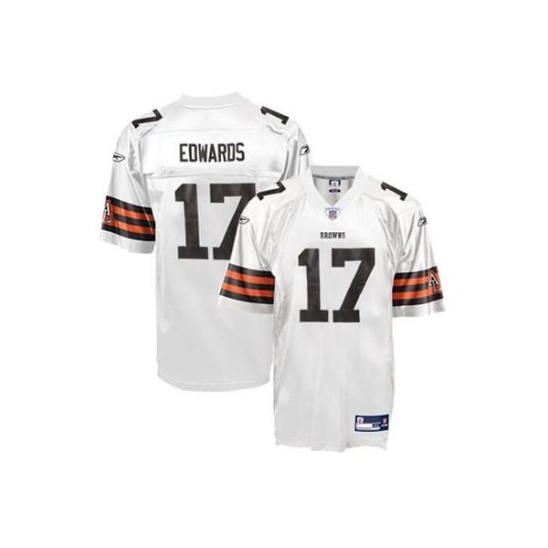 Braylon Edwards Cleveland Football Jersey - Cleveland #17 Football Jersey(White)