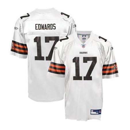 Braylon Edwards Cleveland Football Jersey - Cleveland #17 Football Jersey(White)