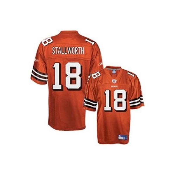 Donte Stallworth Cleveland Football Jersey - Cleveland #18 Football Jersey(Orange)