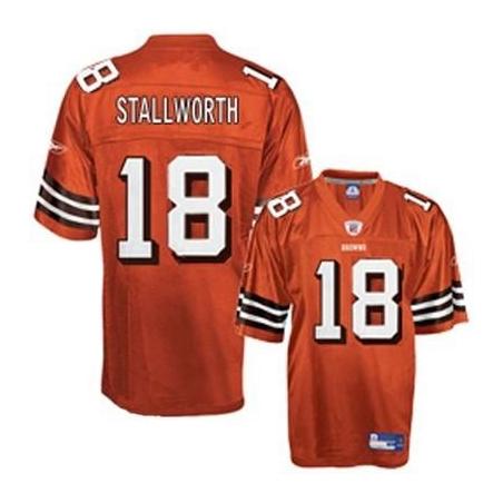 Donte Stallworth Cleveland Football Jersey - Cleveland #18 Football Jersey(Orange)