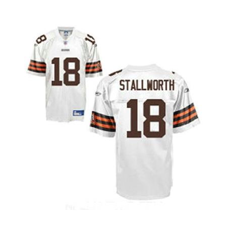 Donte Stallworth Cleveland Football Jersey - Cleveland #18 Football Jersey(White)