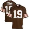 Bernie Kosar Cleveland Football Jersey - Cleveland #19 Football Jersey(Brown Throwback)