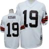 Bernie Kosar Cleveland Football Jersey - Cleveland #19 Football Jersey(White Throwback)