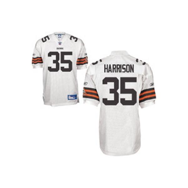 Jerome Harrison Cleveland Football Jersey - Cleveland #35 Football Jersey(White)