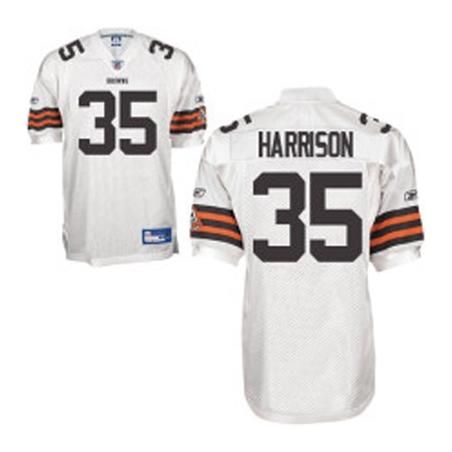 Jerome Harrison Cleveland Football Jersey - Cleveland #35 Football Jersey(White)