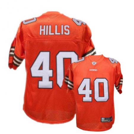 Peyton Hillis Cleveland Football Jersey - Cleveland #40 Football Jersey(Orange)