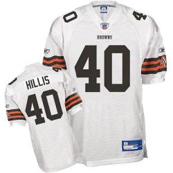 Peyton Hillis Cleveland Football Jersey - Cleveland #40 Football Jersey(White)