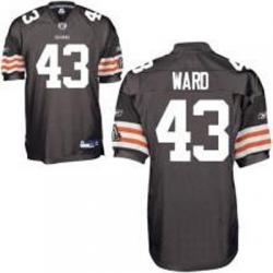 TJ Ward Cleveland Football Jersey - Cleveland #43 Football Jersey(Brown)