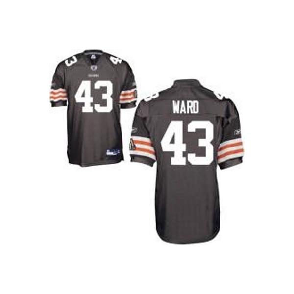 TJ Ward Cleveland Football Jersey - Cleveland #43 Football Jersey(Brown)