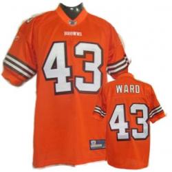 TJ Ward Cleveland Football Jersey - Cleveland #43 Football Jersey(Orange)