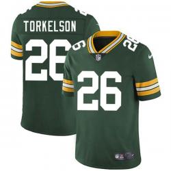 Green Eric Torkelson Packers Jersey Custom Sewn-on Patches Mens Womens Youth