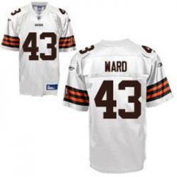 TJ Ward Cleveland Football Jersey - Cleveland #43 Football Jersey(White)