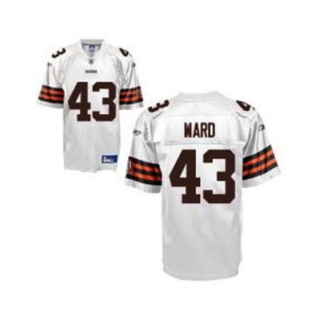 TJ Ward Cleveland Football Jersey - Cleveland #43 Football Jersey(White)