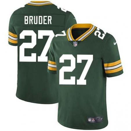 Hank Bruder Packers Jersey Custom Sewn-on Patches Mens Womens Youth ...