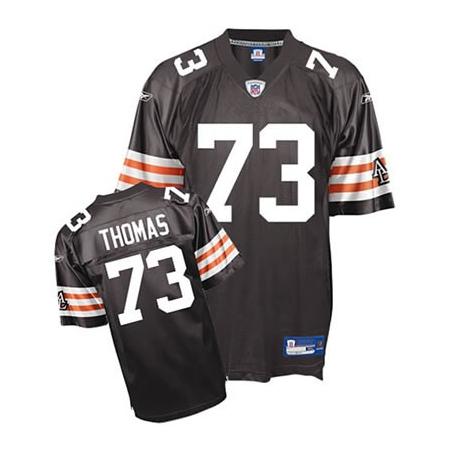 Joe Thomas Cleveland Football Jersey - Cleveland #73 Football Jersey(Brown)