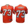 Joe Thomas Cleveland Football Jersey - Cleveland #73 Football Jersey(Orange)