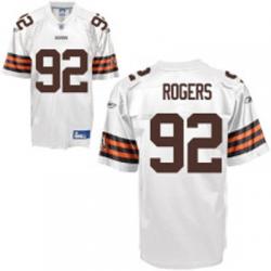 Shaun Rogers Cleveland Football Jersey - Cleveland #92 Football Jersey(White)