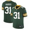 Green Al Harris Packers Jersey Custom Sewn-on Patches Mens Womens Youth