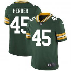 Green Arnie Herber Packers Jersey Custom Sewn-on Patches Mens Womens Youth