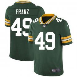 Green Todd Franz Packers Jersey Custom Sewn-on Patches Mens Womens Youth