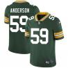 Green John Anderson Packers Jersey Custom Sewn-on Patches Mens Womens Youth