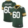 Green Jim Laslavic Packers Jersey Custom Sewn-on Patches Mens Womens Youth