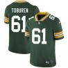 Green Nelson Toburen Packers Jersey Custom Sewn-on Patches Mens Womens Youth