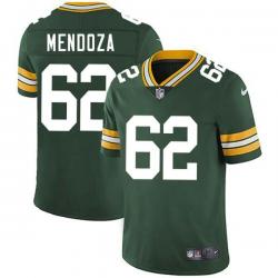 Green Ruben Mendoza Packers Jersey Custom Sewn-on Patches Mens Womens Youth