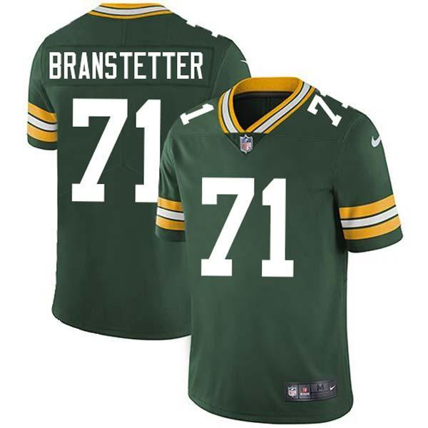 Green Kent Branstetter Packers Jersey Custom Sewn-on Patches Mens Womens Youth