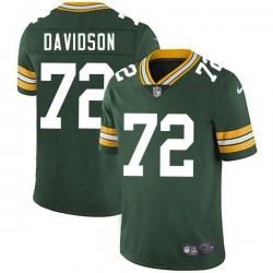 Green Ben Davidson Packers Jersey Custom Sewn-on Patches Mens Womens Youth