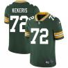 Green Jim Kekeris Packers Jersey Custom Sewn-on Patches Mens Womens Youth