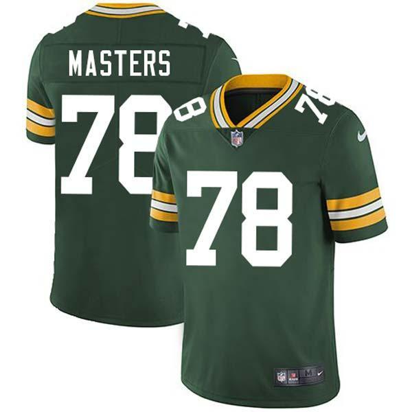 Green Norm Masters Packers Jersey Custom Sewn-on Patches Mens Womens Youth