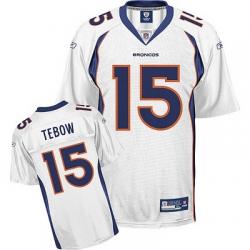 Tim Tebow Denver Football Jersey - Denver #15 Football Jersey(White)