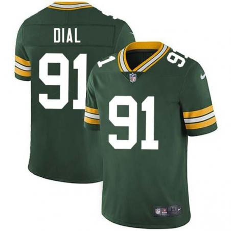 Green Quinton Dial Packers Jersey Custom Sewn-on Patches Mens Womens Youth