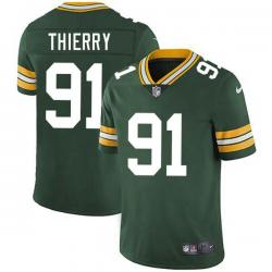 Green John Thierry Packers Jersey Custom Sewn-on Patches Mens Womens Youth